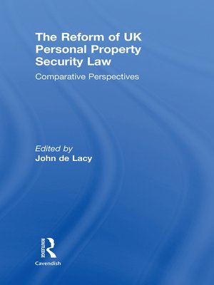 cover image of The Reform of UK Personal Property Security Law